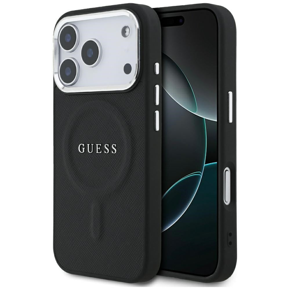 MagSafe Case for Apple iPhone 17 Pro, Guess, Classic Logo, Black