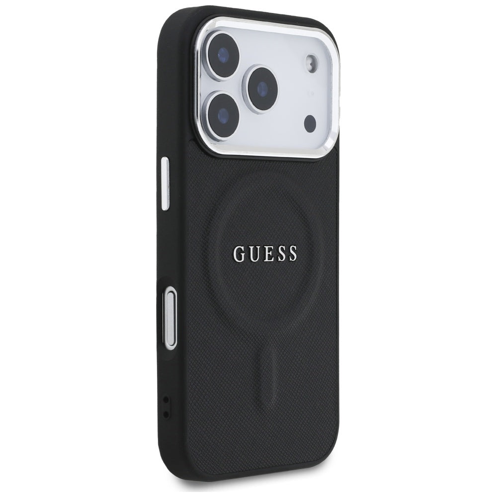 MagSafe Case for Apple iPhone 17 Pro, Guess, Classic Logo, Black