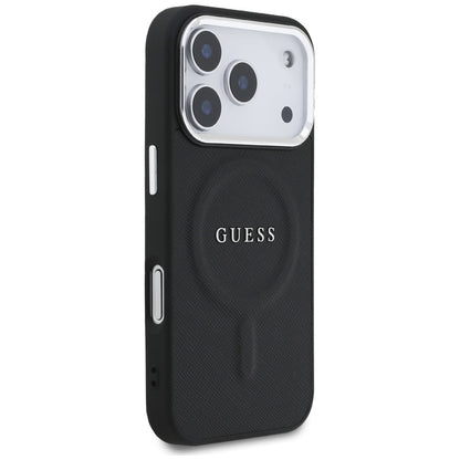 MagSafe Case for Apple iPhone 17 Pro, Guess, Classic Logo, Black