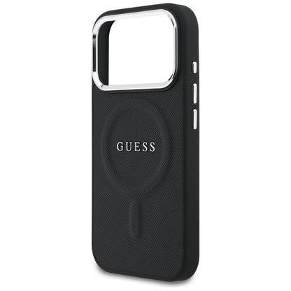 MagSafe Case for Apple iPhone 17 Pro, Guess, Classic Logo, Black