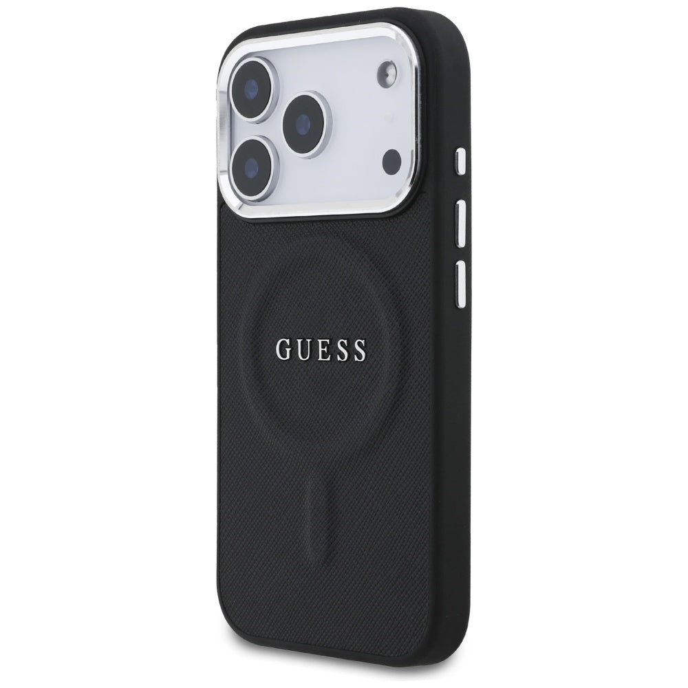 MagSafe Case for Apple iPhone 17 Pro, Guess, Classic Logo, Black