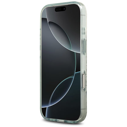 Θήκη MagSafe για Apple iPhone 17 Pro, Guess, IML Flower and Tonal Circle, Πράσινο