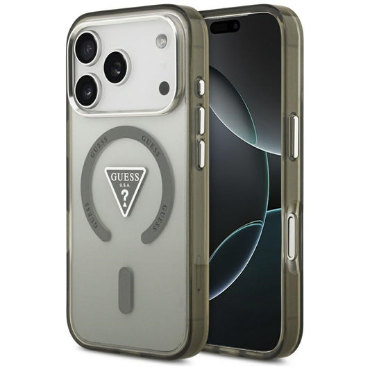 Θήκη MagSafe για Apple iPhone 17 Pro, Guess, IML Gradient Triangle Logo, Χακί