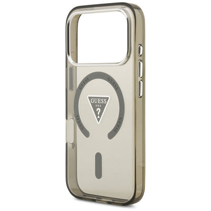 Θήκη MagSafe για Apple iPhone 17 Pro, Guess, IML Gradient Triangle Logo, Χακί