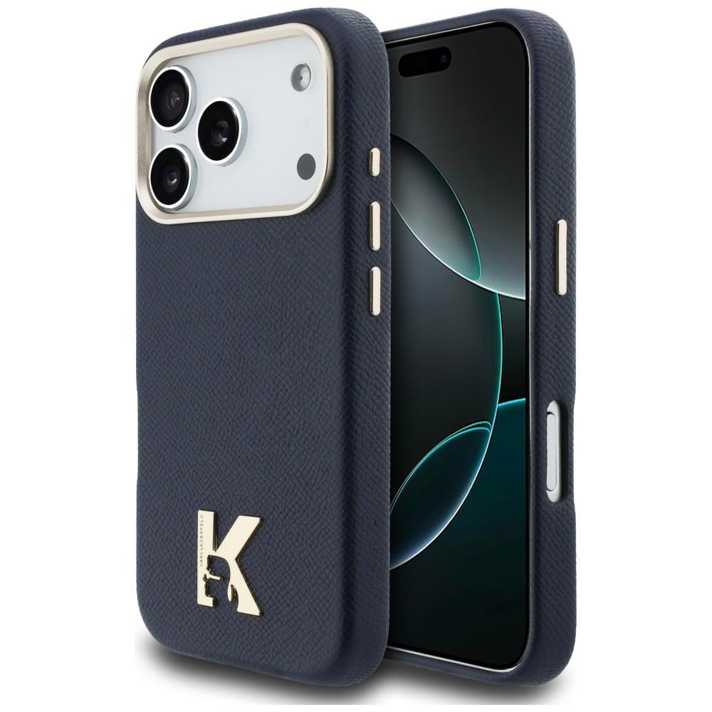 Θήκη MagSafe για Apple iPhone 17 Pro, Karl Lagerfeld, Karl Head Logo, Μπλε