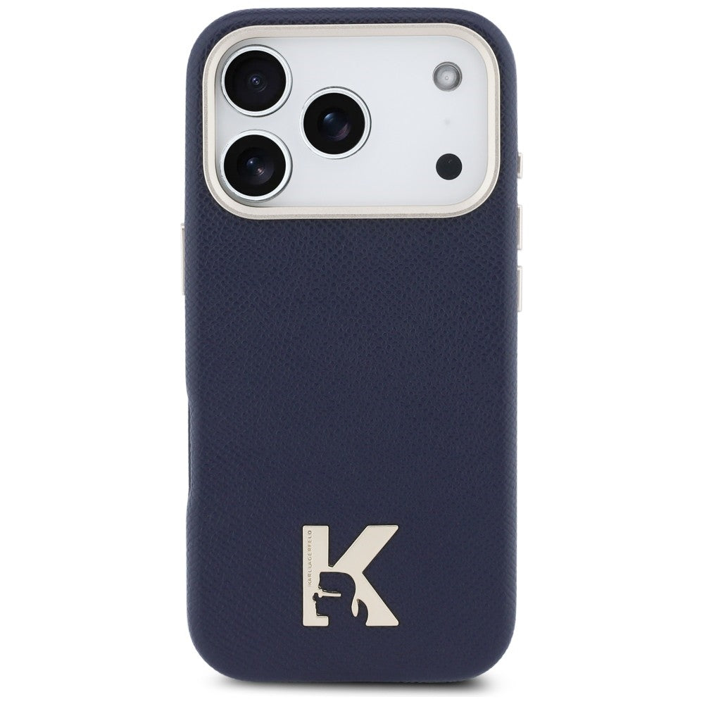Θήκη MagSafe για Apple iPhone 17 Pro, Karl Lagerfeld, Karl Head Logo, Μπλε