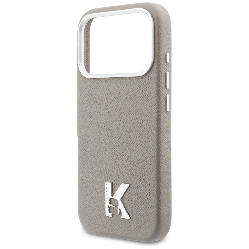 Θήκη MagSafe για Apple iPhone 17 Pro, Karl Lagerfeld, Karl Head Logo, Γκρι