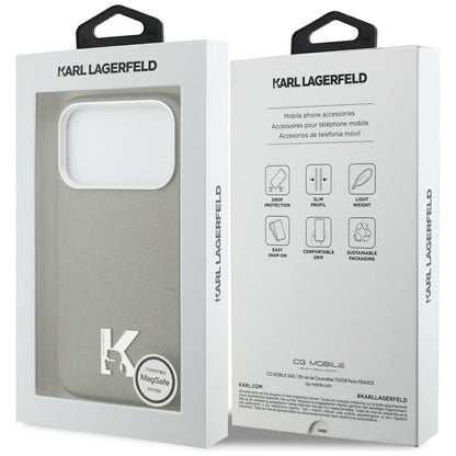 Θήκη MagSafe για Apple iPhone 17 Pro, Karl Lagerfeld, Karl Head Logo, Γκρι