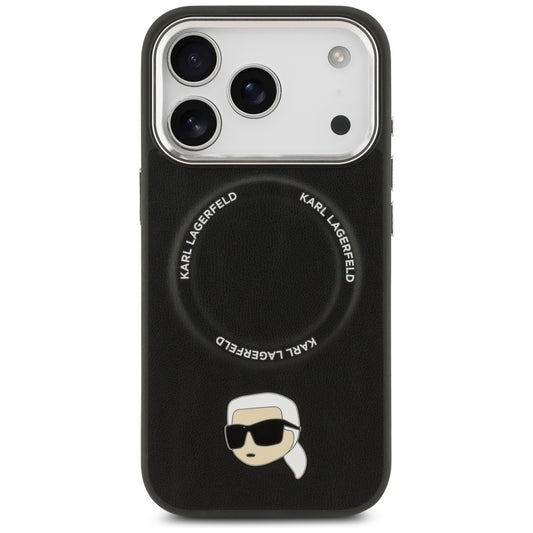 Θήκη MagSafe για Apple iPhone 17 Pro, Karl Lagerfeld, Karl Pin, Μαύρη