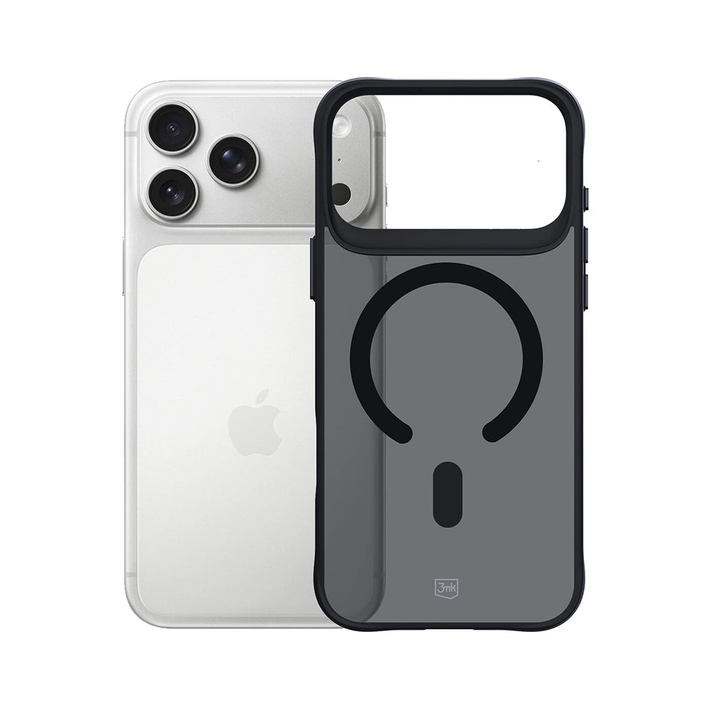 Θήκη MagSafe για Apple iPhone 17 Pro Max, 3MK, Smoke MagCase, Μαύρη