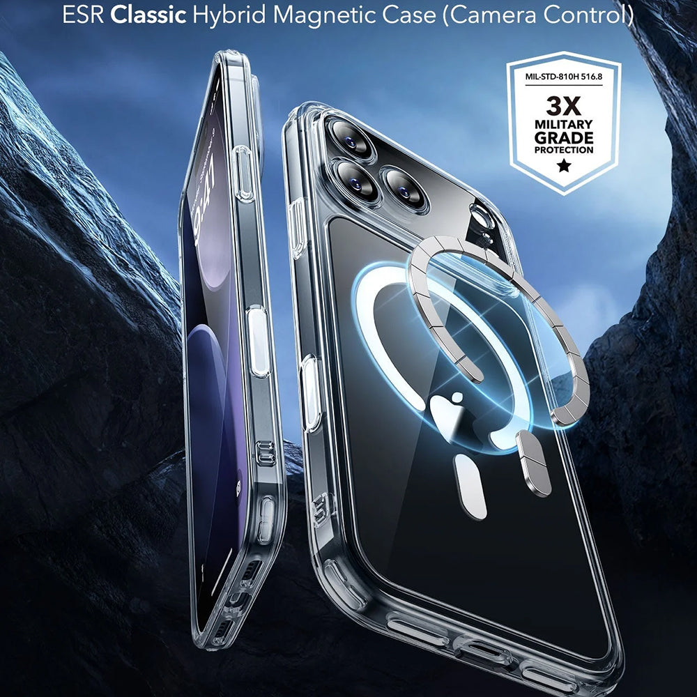 Θήκη MagSafe για Apple iPhone 17 Pro Max, ESR, Classic Hybrid, Διάφανη