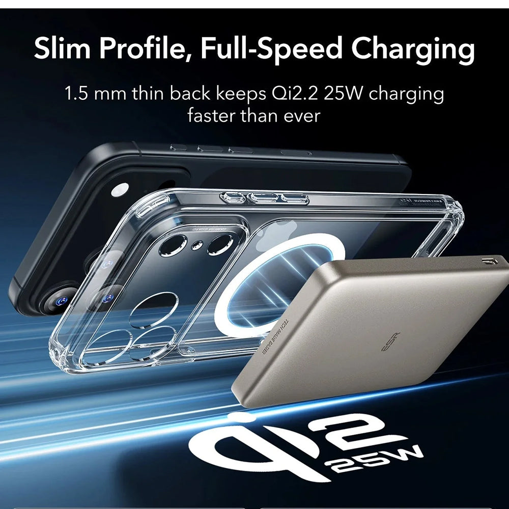 Θήκη MagSafe για Apple iPhone 17 Pro Max, ESR, Classic Hybrid, Διάφανη