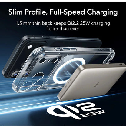 Θήκη MagSafe για Apple iPhone 17 Pro Max, ESR, Classic Hybrid, Διάφανη