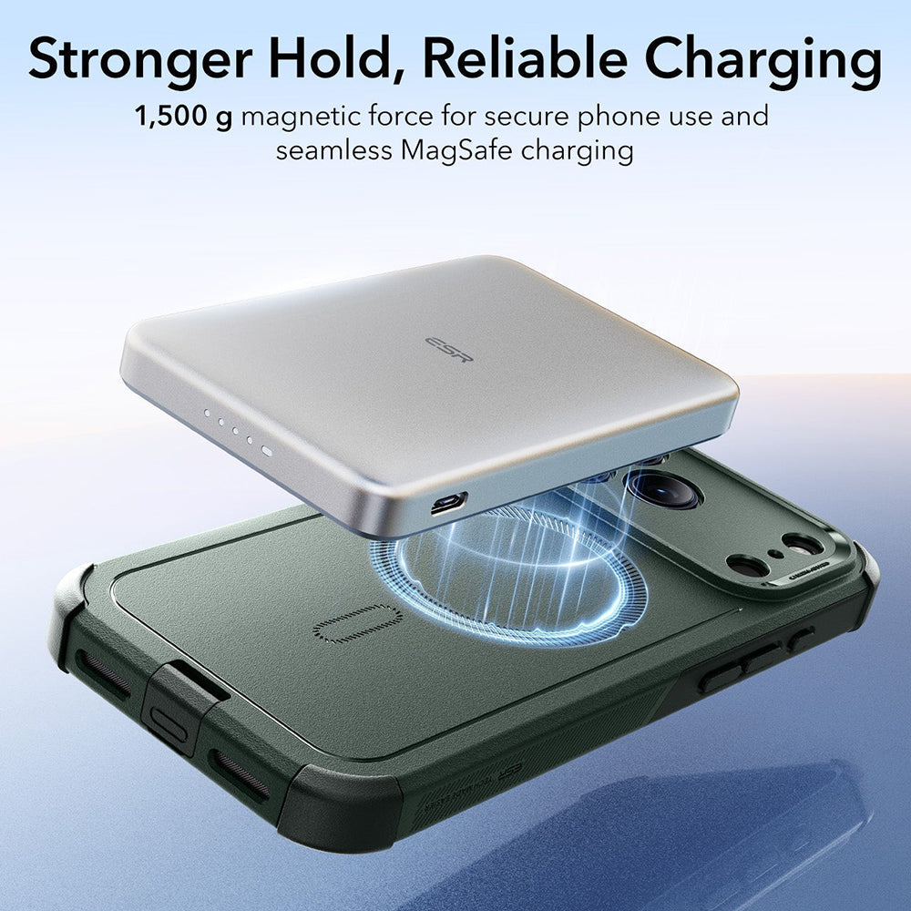 Θήκη MagSafe για Apple iPhone 17 Pro Max, ESR, Cyber, Πράσινη