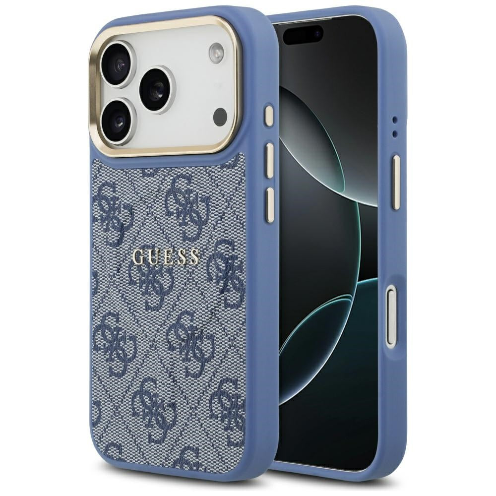 Θήκη MagSafe για Apple iPhone 17 Pro Max, Guess, 4G Classic, Μπλε