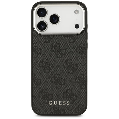 Θήκη MagSafe για Apple iPhone 17 Pro Max, Guess, 4G Classic Logo, Μαύρη