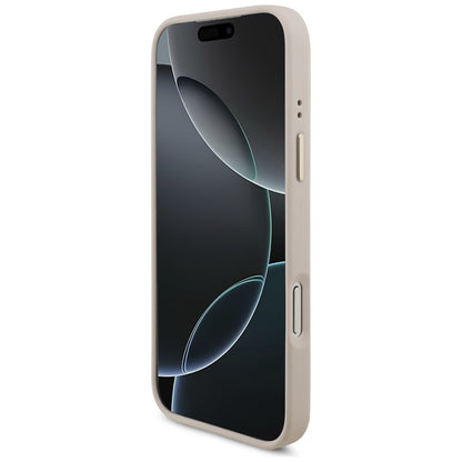 Θήκη MagSafe για Apple iPhone 17 Pro Max, Guess, 4G Triangle Logo with Big Strap, Ροζ