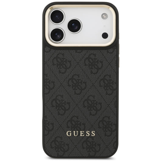 MagSafe Case for Apple iPhone 17 Pro Max, Guess, 4G Card Slot, Black