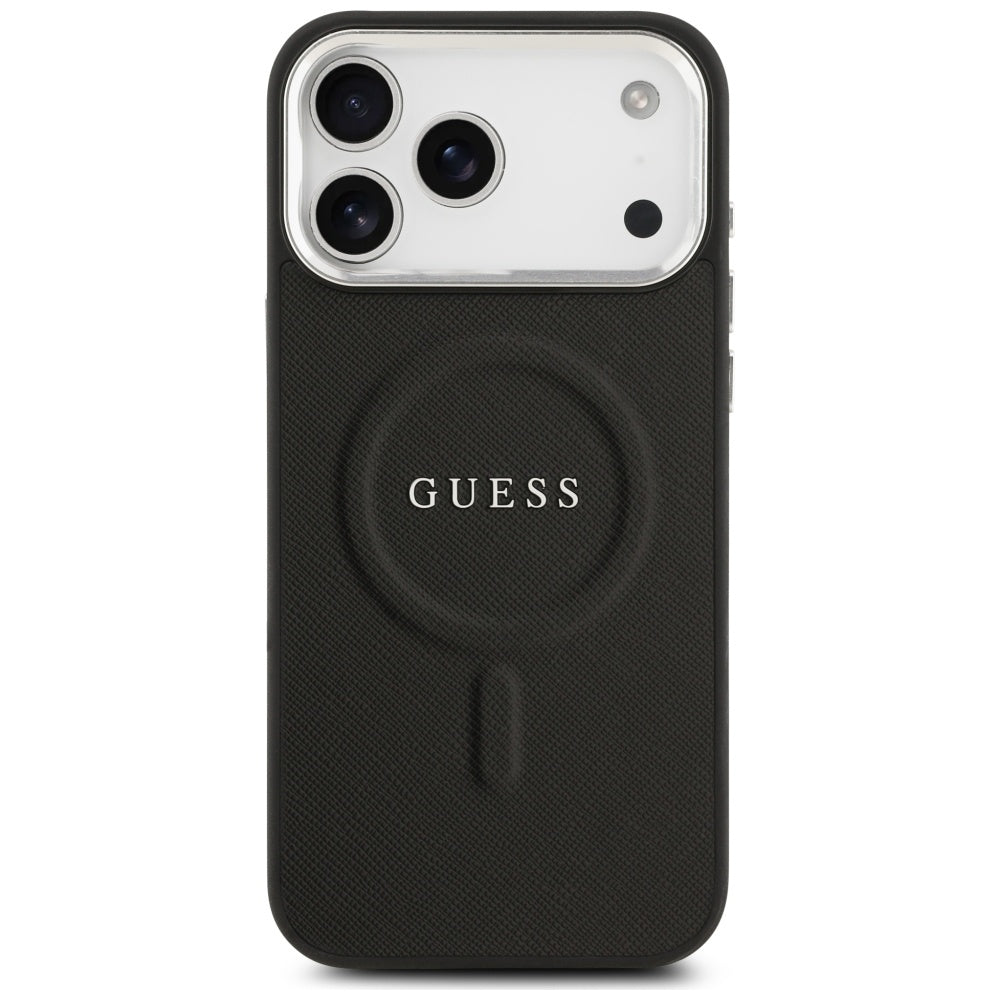 MagSafe Case for Apple iPhone 17 Pro Max, Guess, Classic Logo, Black
