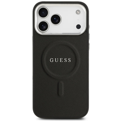 MagSafe Case for Apple iPhone 17 Pro Max, Guess, Classic Logo, Black