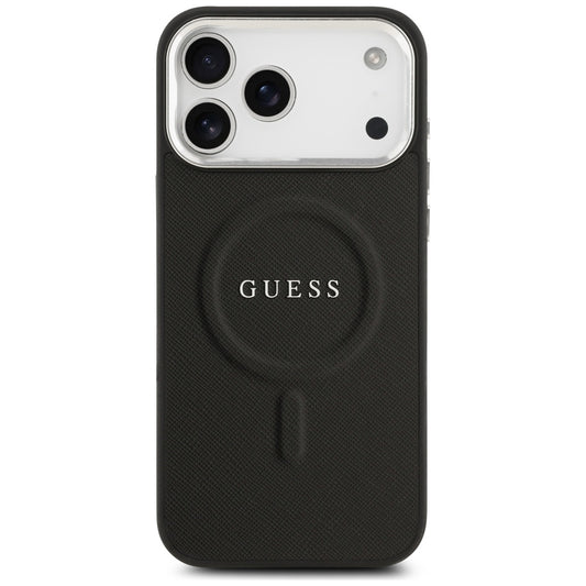 MagSafe Case for Apple iPhone 17 Pro Max, Guess, Classic Logo, Black