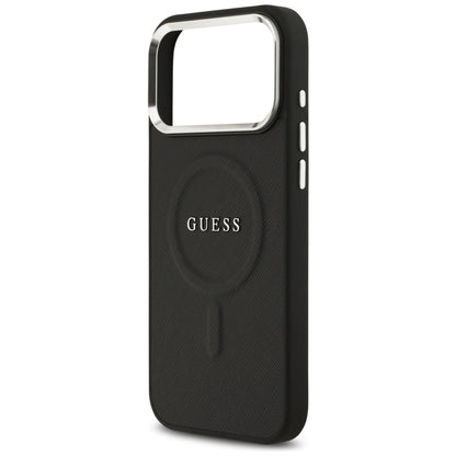 MagSafe Case for Apple iPhone 17 Pro Max, Guess, Classic Logo, Black