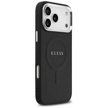 MagSafe Case for Apple iPhone 17 Pro Max, Guess, Classic Logo, Black