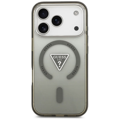 Θήκη MagSafe για Apple iPhone 17 Pro Max, Guess, IML Gradient Triangle Logo, Χακί
