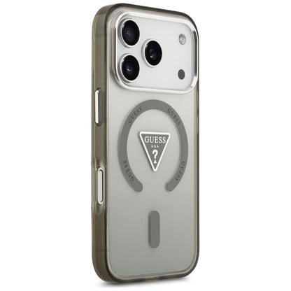 Θήκη MagSafe για Apple iPhone 17 Pro Max, Guess, IML Gradient Triangle Logo, Χακί