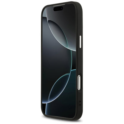 MagSafe Case for Apple iPhone 17 Pro Max, Guess, Triangle Logo, Black Silver