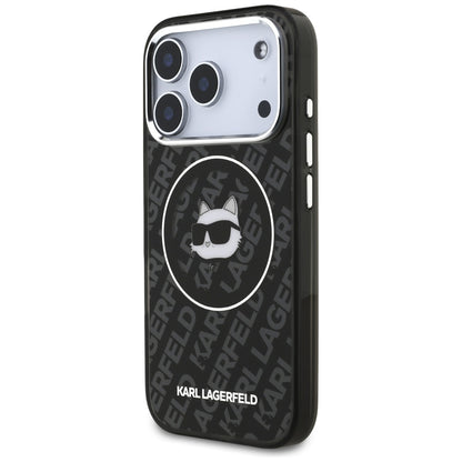 MagSafe Case for Apple iPhone 17 Pro Max, Karl Lagerfeld, IML Choupette's Head, Black