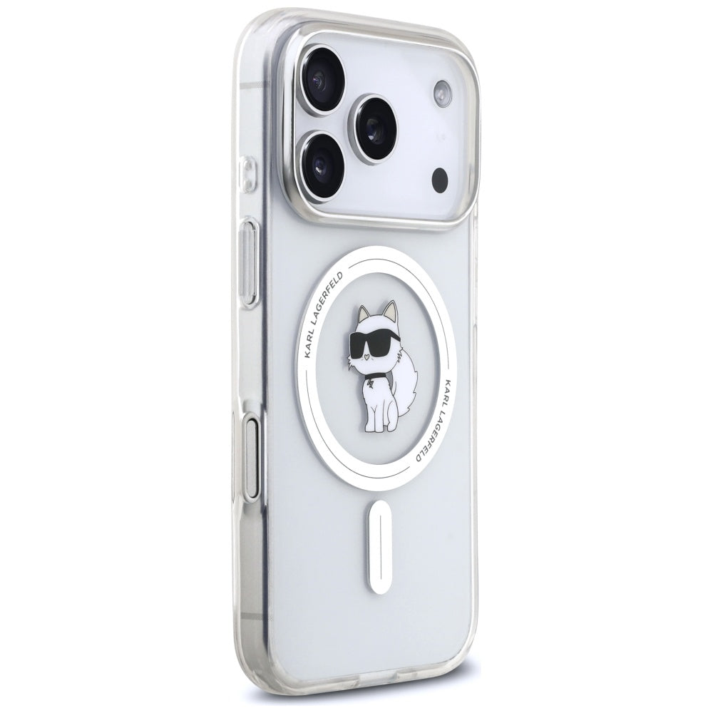Θήκη MagSafe για Apple iPhone 17 Pro Max, Karl Lagerfeld, IML Choupette, Διάφανη