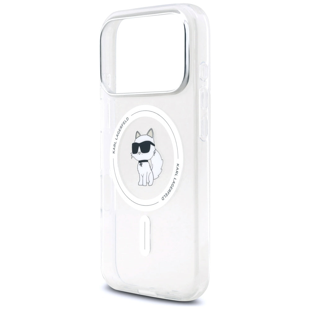 Θήκη MagSafe για Apple iPhone 17 Pro Max, Karl Lagerfeld, IML Choupette, Διάφανη