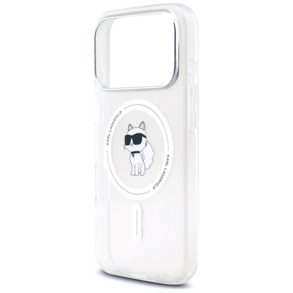 Θήκη MagSafe για Apple iPhone 17 Pro Max, Karl Lagerfeld, IML Choupette, Διάφανη