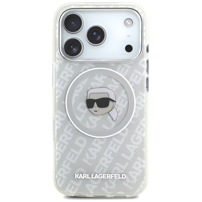 Θήκη MagSafe για Apple iPhone 17 Pro Max, Karl Lagerfeld, IML Karl`s Head, Γκρι