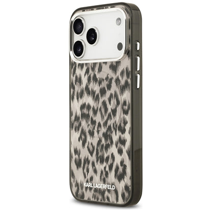 Θήκη MagSafe για Apple iPhone 17 Pro Max, Karl Lagerfeld, IML Leopard Pattern, Καφέ