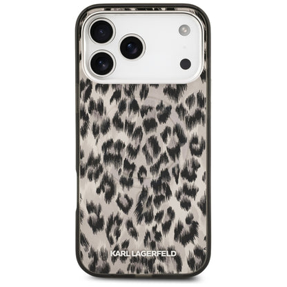Θήκη MagSafe για Apple iPhone 17 Pro Max, Karl Lagerfeld, IML Leopard Pattern, Καφέ