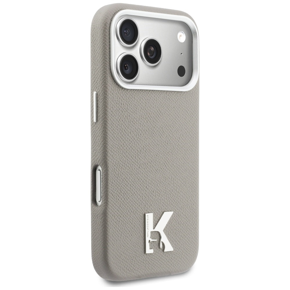 Θήκη MagSafe για Apple iPhone 17 Pro Max, Karl Lagerfeld, Karl Head Logo, Γκρι
