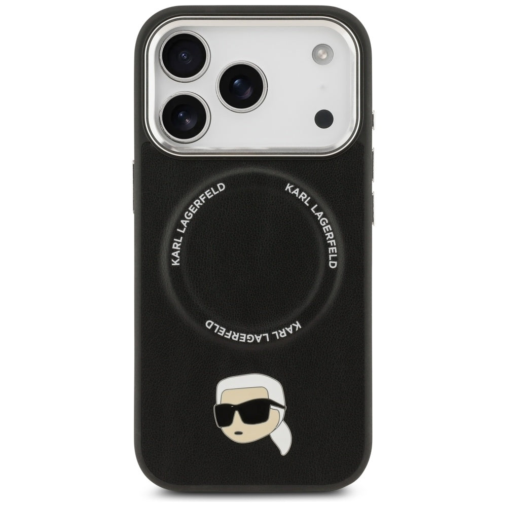 Θήκη MagSafe για Apple iPhone 17 Pro Max, Karl Lagerfeld, Karl Pin, Μαύρη
