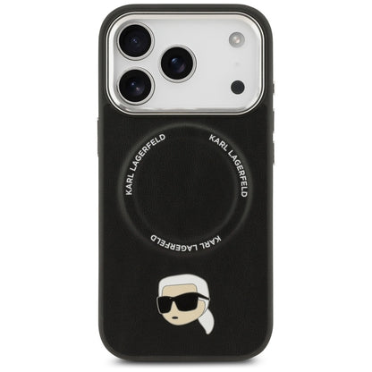 Θήκη MagSafe για Apple iPhone 17 Pro Max, Karl Lagerfeld, Karl Pin, Μαύρη