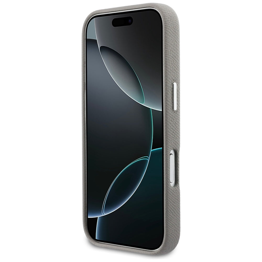 Θήκη MagSafe για Apple iPhone 17 Pro Max, Karl Lagerfeld, Saffiano Karl & Choupette Pins, Γκρι