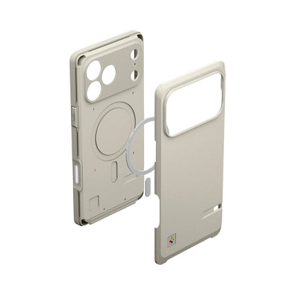 Θήκη MagSafe για Apple iPhone 17 Pro Max, Spigen, Classic LS, Κρεμ ACS10478
