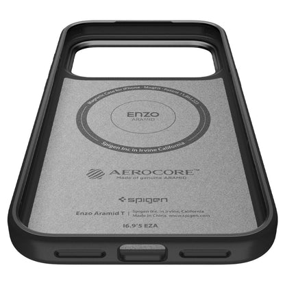 Θήκη MagSafe για Apple iPhone 17 Pro Max, Spigen, Enzo Aramid T, Μαύρη