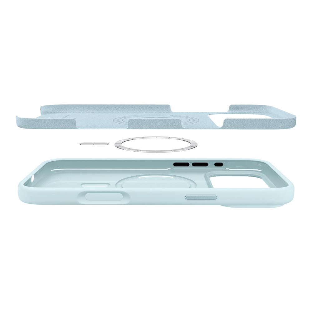 MagSafe Case for Apple iPhone 17 Pro Max, Spigen, Silicone Fit, Blue