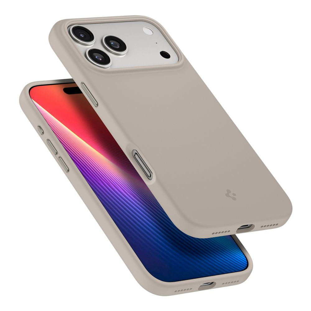 MagSafe Case for Apple iPhone 17 Pro Max, Spigen, Silicone Fit, Cream