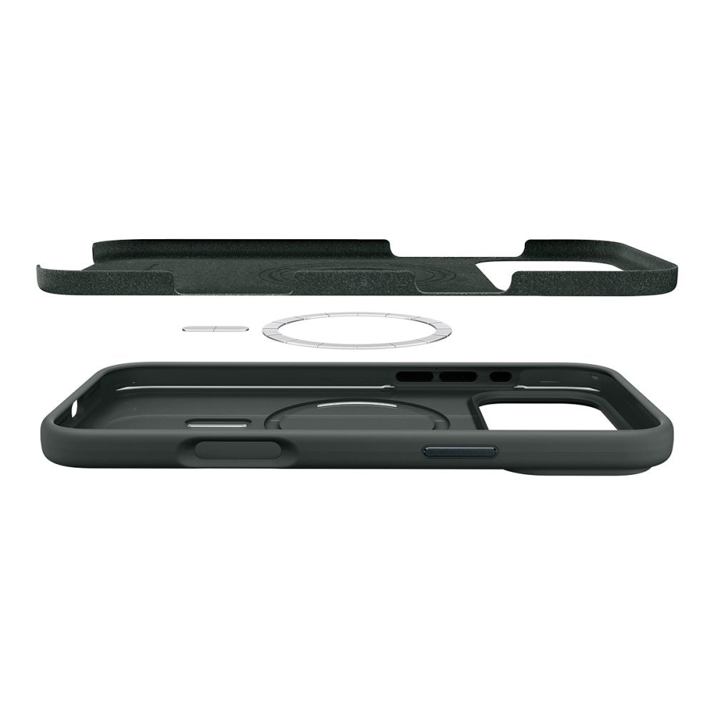 MagSafe Case for Apple iPhone 17 Pro Max, Spigen, Silicone Fit, Green