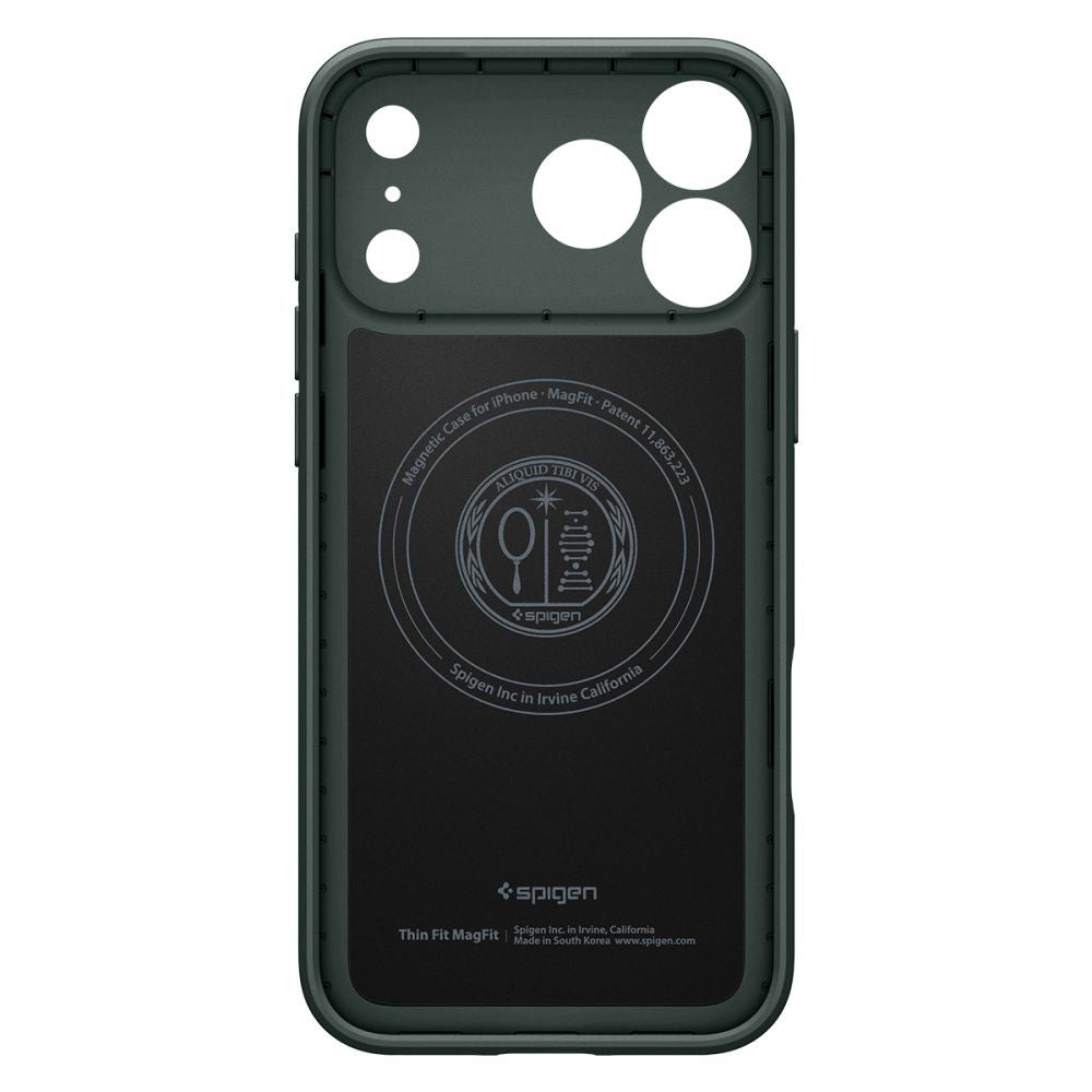 Θήκη MagSafe για Apple iPhone 17 Pro Max, Spigen, Thin Fit, Πράσινο ACS10275