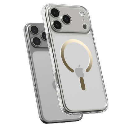 MagSafe Case for Apple iPhone 17 Pro Max, Spigen, Ultra Hybrid, Transparent Gold
