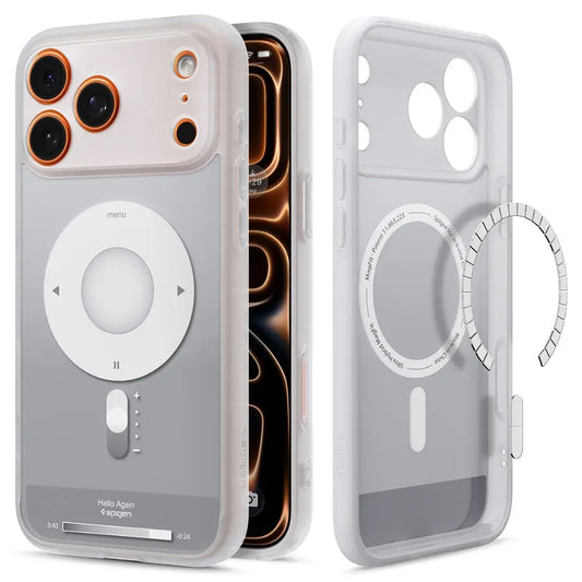 Θήκη MagSafe για Apple iPhone 17 Pro Max, Spigen, Ultra Hybrid Classic, Ασημί
