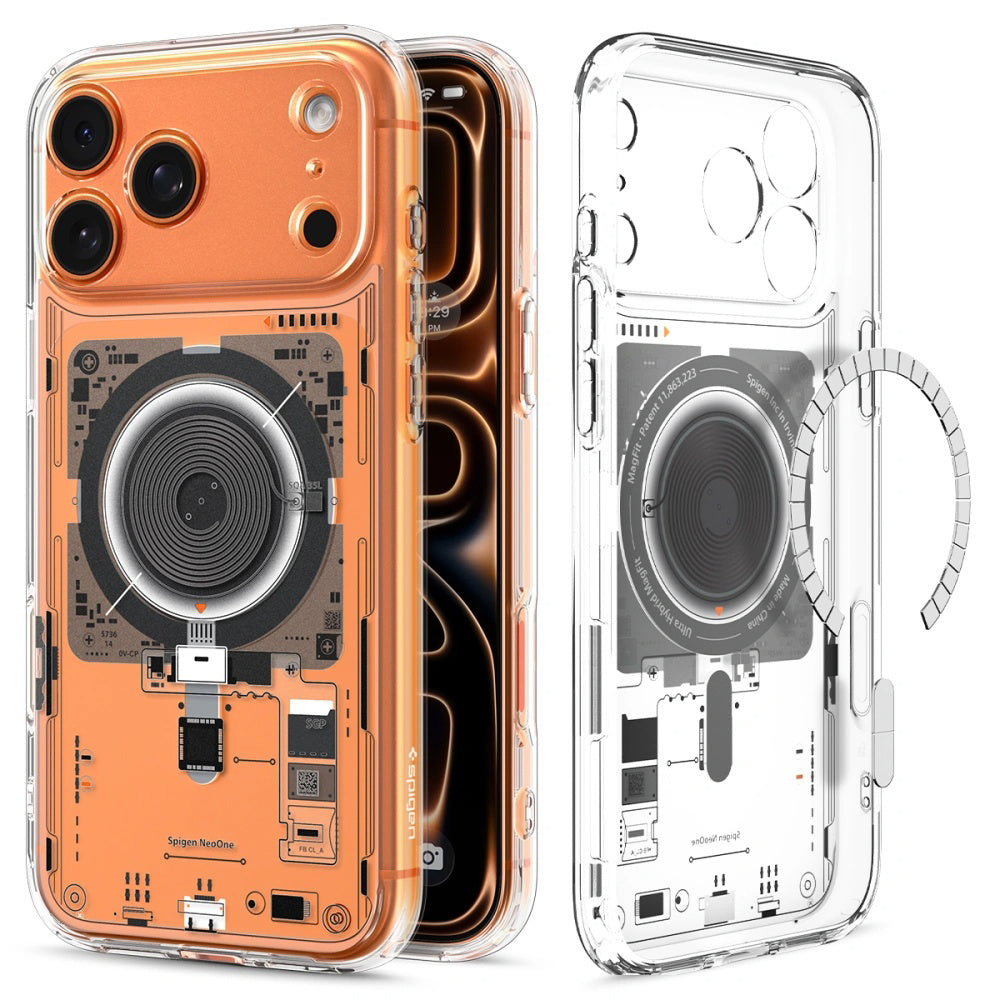 Θήκη MagSafe για Apple iPhone 17 Pro Max, Spigen, Ultra Hybrid Neo One, Διάφανη